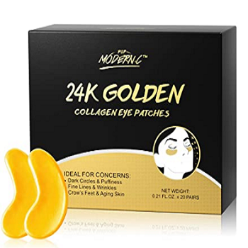 24K Gold Under Eye Patches – Reduce Dark Circles & Puffiness | At-Home Spa