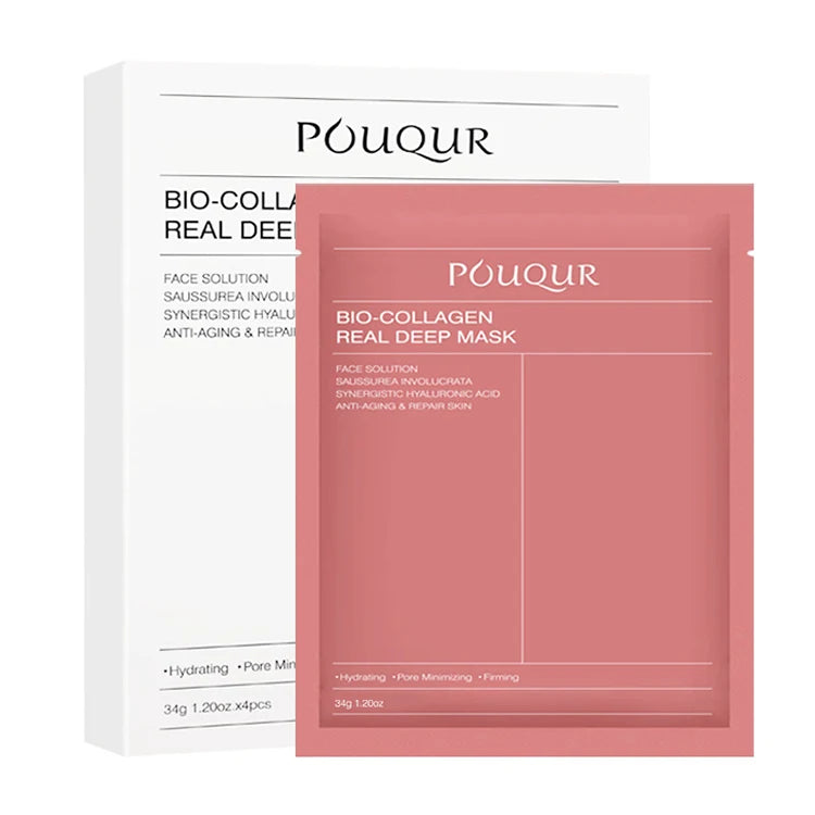 Dissolvable Bio-Collagen SkincareDeep Sheet Facial Mask – Private Label