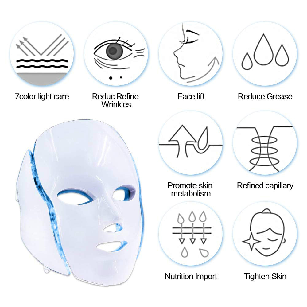 7-Color Light Therapy Mask